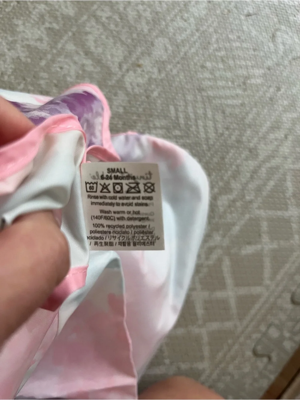 Tiny Twinkles Pink & Sage Floral Kids Bibs - Water-Resistant Sleeved Bibs